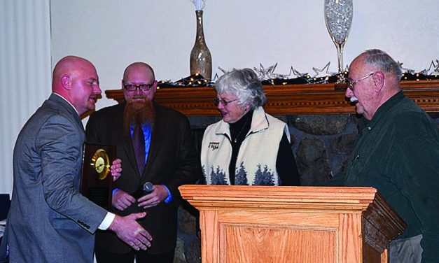 Chamber of Commerce President’s Award given to Doug and Nola Buck