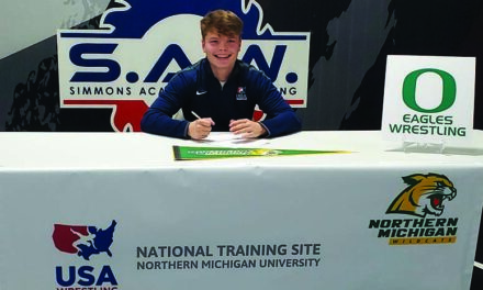 Gavin Bartley signs with the USA National Training Site/Northern Michigan University