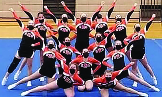 CHS Varsity Cheer Team  Scores High at Competition